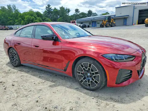 2025 BMW I4 M50 VIN WBY33HD06SFV10395 фото 4