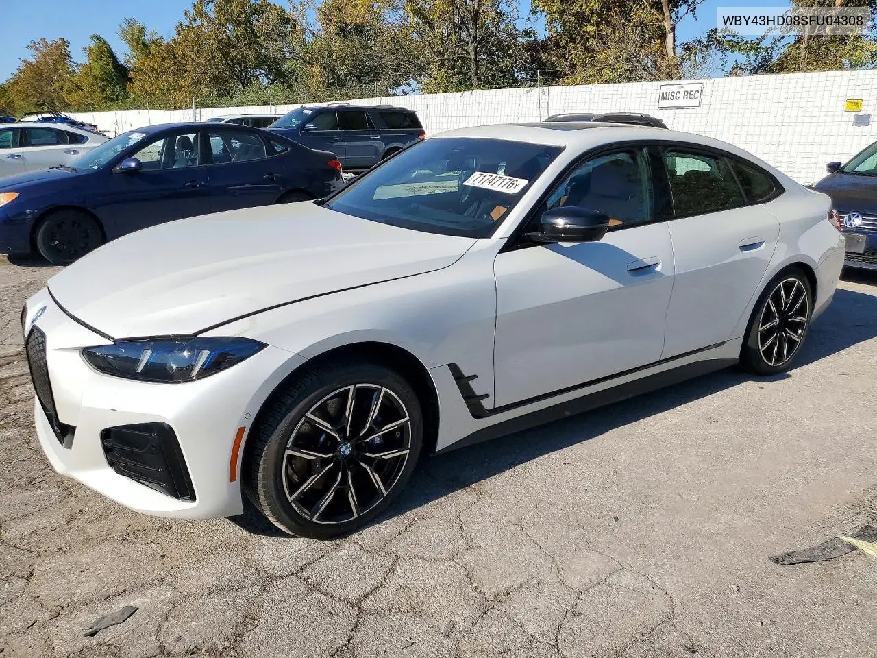 2025 BMW I4 xDrive 40 VIN WBY43HD08SFU04308 фото 1