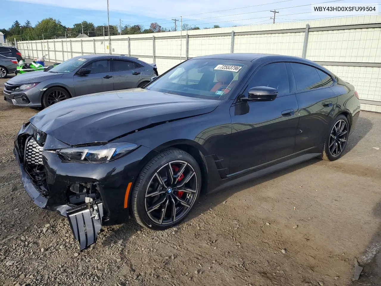2025 BMW I4 xDrive 40 VIN WBY43HD0XSFU99504 фото 1