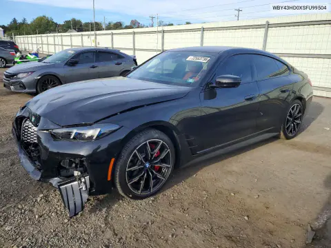 WBY43HD0XSFU99504 — 2025 BMW i4, Передняя часть, фото до ремонта
