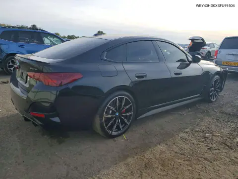 2025 BMW I4 xDrive 40 VIN WBY43HD0XSFU99504 фото 3