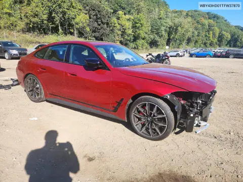 2026 BMW I4 xDrive 40 VIN WBY43HD01TFW37870 фото 4