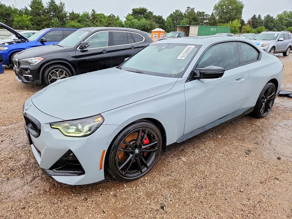 3MW53CM04R8E72372 BMW M240XI 2024 — повреждение Передняя часть, фото до ремонта