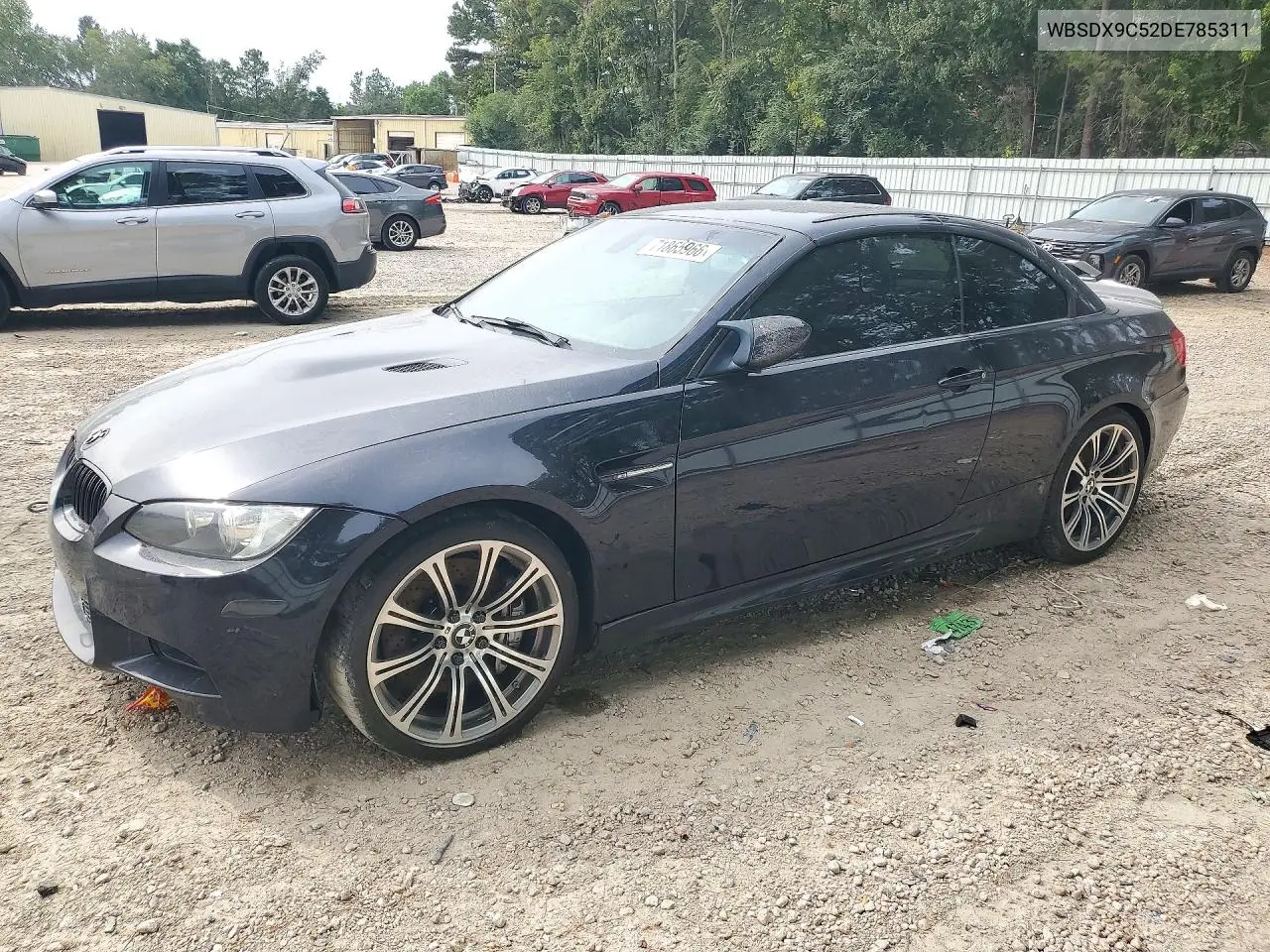 2013 BMW M3 VIN WBSDX9C52DE785311 фото 1