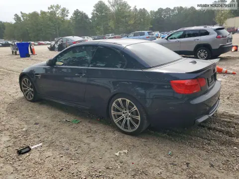 2013 BMW M3 VIN WBSDX9C52DE785311 фото 2