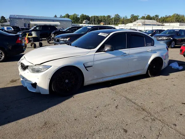 WBS8M9C56G5G41813 — 2016 BMW M3, Передняя часть (Front End), фото до ремонта