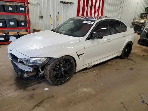 WBS8M9C35H5G85950 — 2017 BMW M3, Передняя часть (Front End), фото до ремонта