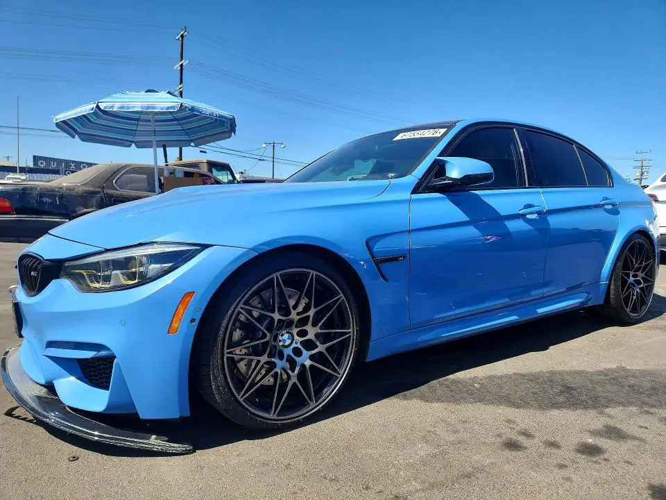 WBS8M9C53J5J80252 BMW M3 2018 — повреждение Передняя часть, фото до ремонта