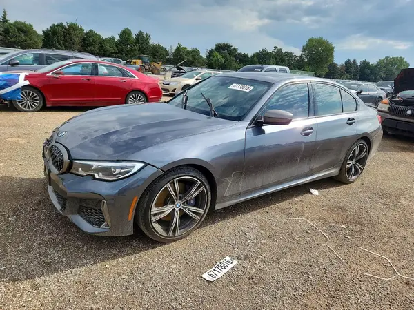 3MW5U9J01M8B50186 — 2021 BMW M3, Передняя часть (Front End), фото до ремонта