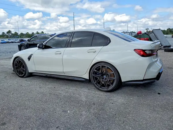 WBS53AY07MFL01786 — 2021 BMW M3, фото 2 с аукциона Copart, Подтопление
