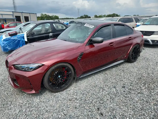 WBS43AY02NFM44187 — 2022 BMW M3, Боковая часть (Side), фото до ремонта