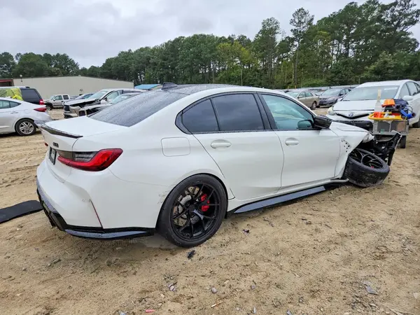 WBS43AY00NFM60792 — 2022 BMW M3, фото 3 с аукциона Copart, Передняя часть