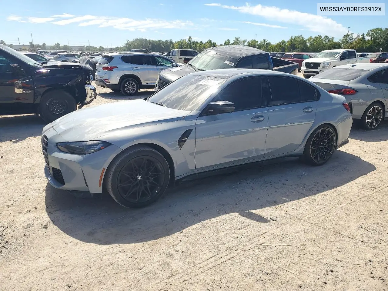 2024 BMW M3 VIN WBS53AY00RFS3912X фото 1