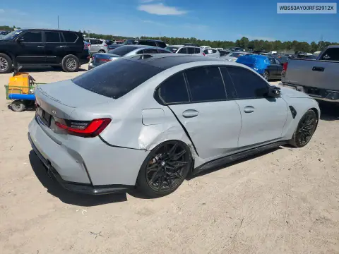2024 BMW M3 VIN WBS53AY00RFS3912X фото 3