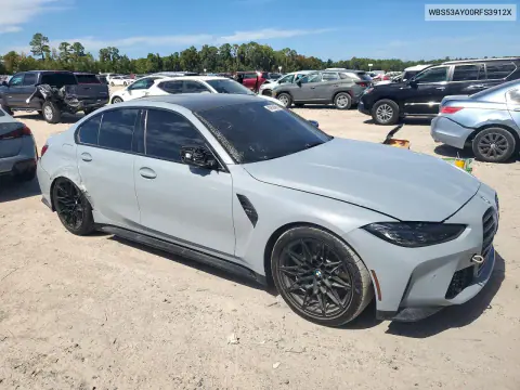 2024 BMW M3 VIN WBS53AY00RFS3912X фото 4