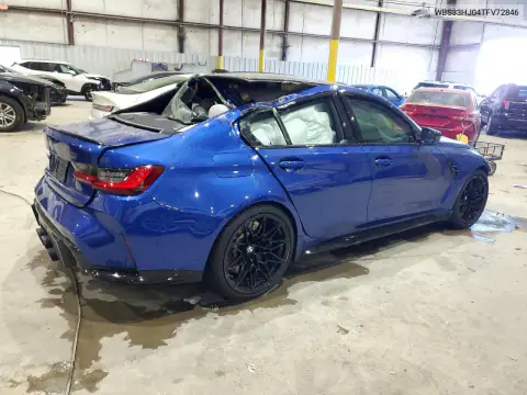 2026 BMW M3 Competition VIN WBS33HJ04TFV72846 фото 3