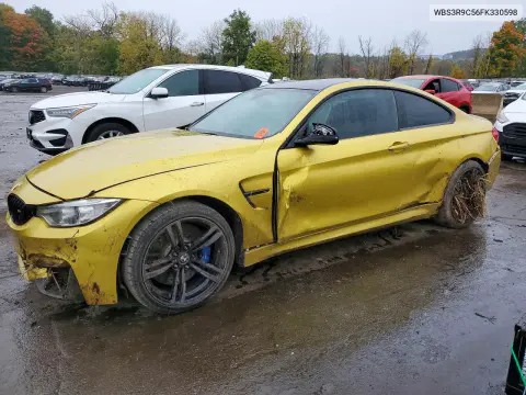 WBS3R9C56FK330598 — 2015 BMW M4, Сторона, фото до ремонта