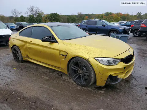 2015 BMW M4 VIN WBS3R9C56FK330598 фото 4