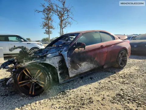 WBS4Z9C56JED22094 — 2018 BMW M4, Пожар, фото до ремонта