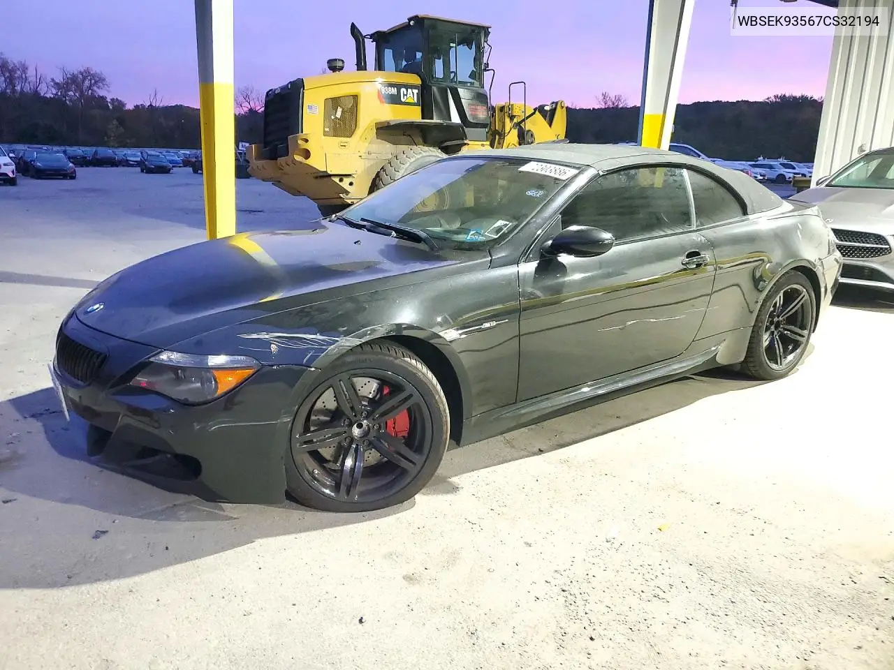 2007 BMW M6 VIN WBSEK93567CS32194 фото 1