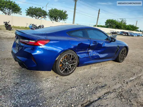 2024 BMW M8 VIN WBSAE0C04RCN20000 фото 3
