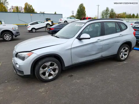 WBAVM1C52DVW42233 — 2013 BMW X1, Передняя часть, фото до ремонта