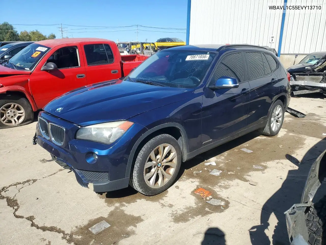 2014 BMW X1 xDrive28I VIN WBAVL1C55EVY13710 фото 1