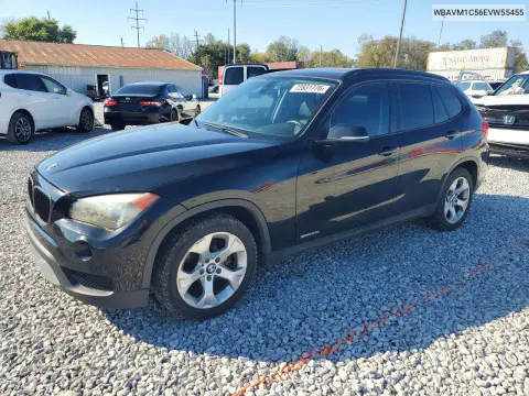 WBAVM1C56EVW55455 — 2014 BMW X1, Сторона, фото до ремонта