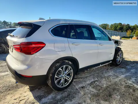 WBXHT3C31GP888795 — 2016 BMW X1, фото 3 с аукциона Copart, Передняя часть