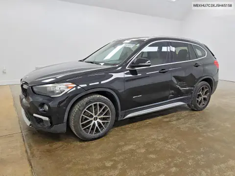 WBXHU7C3XJ5H45158 — 2018 BMW X1, Задняя часть, фото до ремонта
