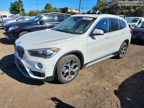 WBXHT3C30J3H33284 — 2018 BMW X1, Подтопление, фото до ремонта
