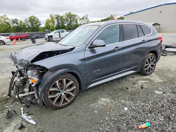 WBXHT3C30J5K28704 — 2018 BMW X1, Передняя часть (Front End), фото до ремонта