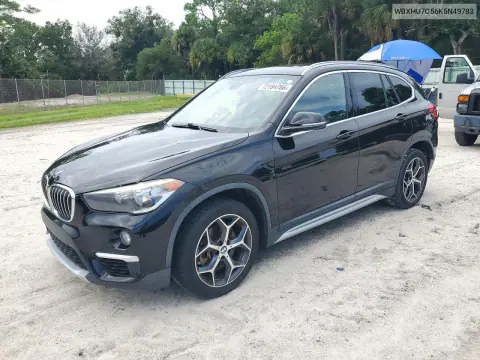 WBXHU7C56K5N49783 — 2019 BMW X1, Задняя часть, фото до ремонта
