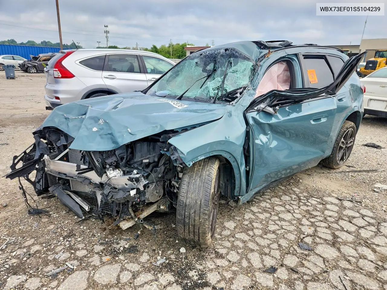 WBX73EF01S5104239 BMW X1 2025 — повреждение Повреждения со всех сторон, фото до ремонта