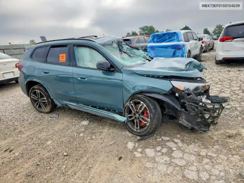 WBX73EF01S5104239 — 2025 BMW X1, фото 4 с аукциона Copart, Повреждения со всех сторон