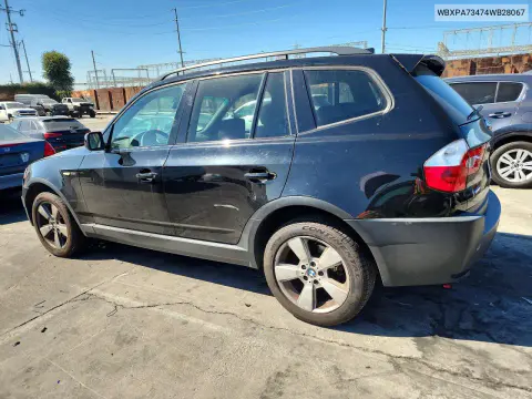 2004 BMW X3 2.5I VIN WBXPA73474WB28067 фото 2