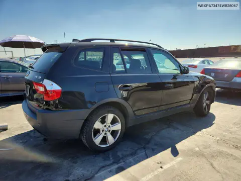 2004 BMW X3 2.5I VIN WBXPA73474WB28067 фото 3