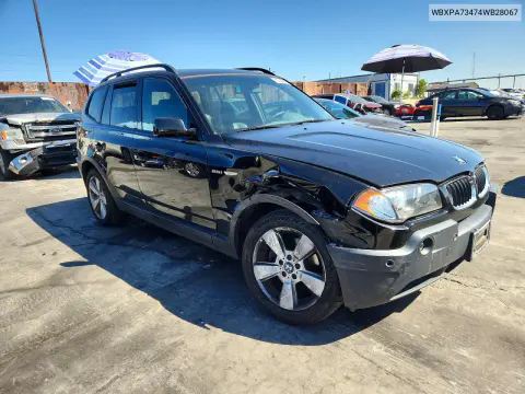 2004 BMW X3 2.5I VIN WBXPA73474WB28067 фото 4