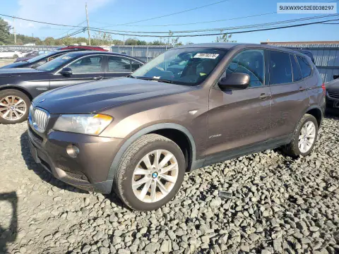 5UXWX9C52E0D38297 — 2014 BMW X3, Сторона, фото до ремонта
