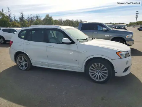2014 BMW X3 xDrive28I VIN 5UXWX9C50E0D31705 фото 4