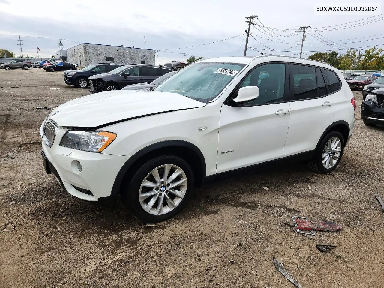 2014 BMW X3 xDrive28I VIN 5UXWX9C53E0D32864 фото 1