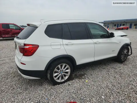 2014 BMW X3 xDrive28I VIN 5UXWX9C58E0D38837 фото 3