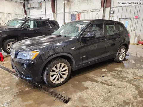 5UXWX9C56E0D40926 — 2014 BMW X3, Задняя часть, фото до ремонта