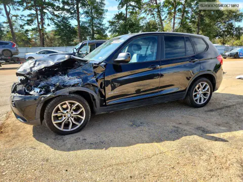 5UXWX7C54E0E75892 — 2014 BMW X3, Передняя часть, фото до ремонта