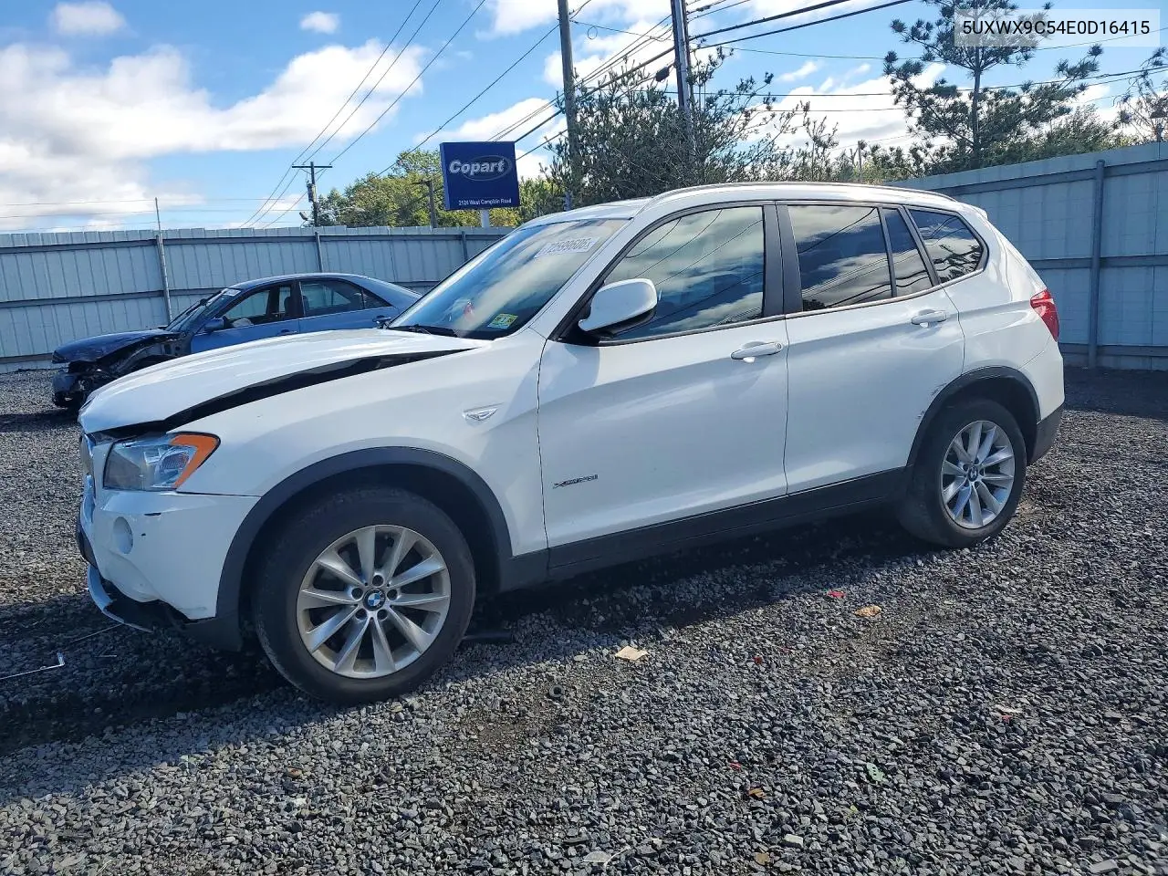 2014 BMW X3 xDrive28I VIN 5UXWX9C54E0D16415 фото 1