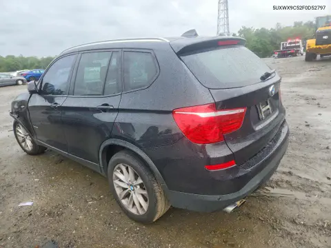 2015 BMW X3 xDrive28I VIN 5UXWX9C52F0D52797 фото 2