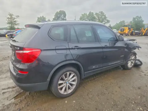 2015 BMW X3 xDrive28I VIN 5UXWX9C52F0D52797 фото 3
