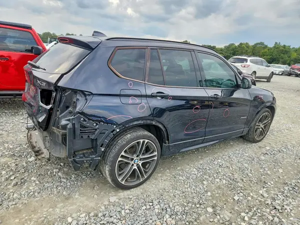 5UXWX7C55G0K36996 — 2016 BMW X3, фото 3 с аукциона Copart, Задняя часть