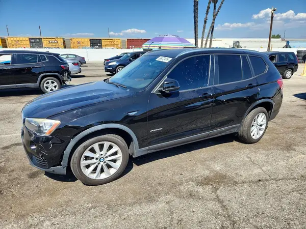 5UXWX9C54G0D75211 — 2016 BMW X3, Передняя часть (Front End), фото до ремонта