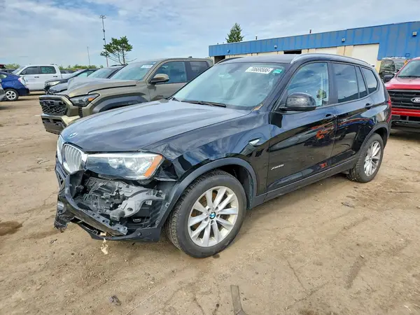 5UXWX9C5XG0D74113 — 2016 BMW X3, Передняя часть (Front End), фото до ремонта